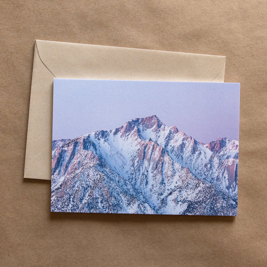 "CALIFORNIA SIERRA" Nature Notecards, Set of 4 Blank Mountain Photography Postcards