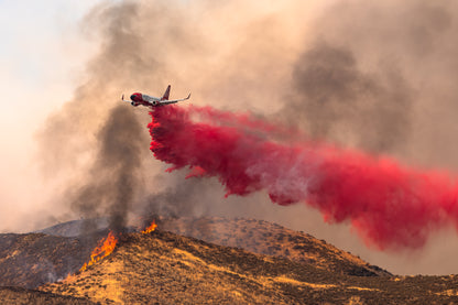 "TANKER 210" Wildfire Photography Print, Metal or Fine Art Paper