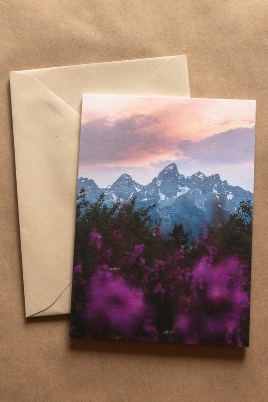 "MOUNTAIN WEST" Nature Notecards, Set of 4 Blank Landscape Photography Postcards
