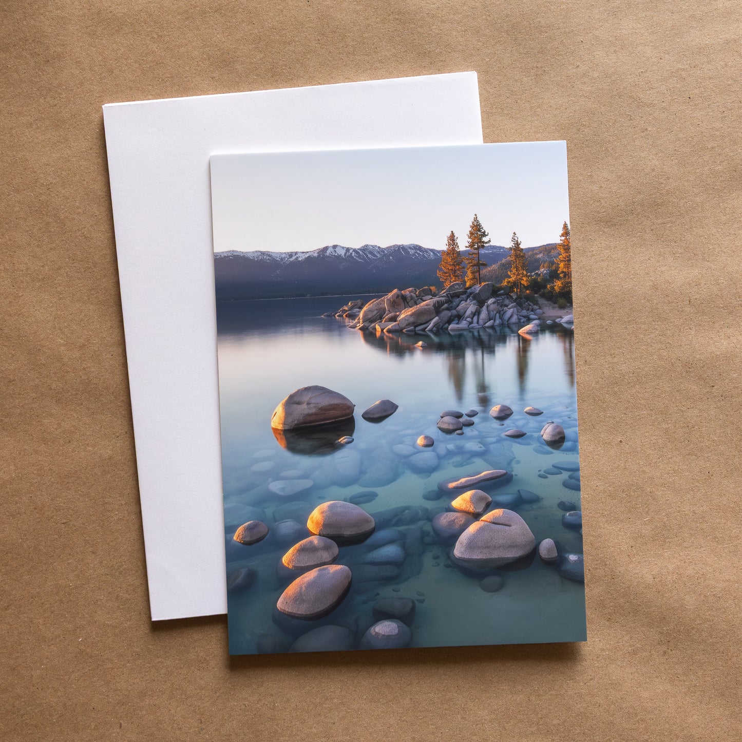 "SIERRA TRIO" Nature Notecards, Set of 3 Blank Mountain Photography Postcards