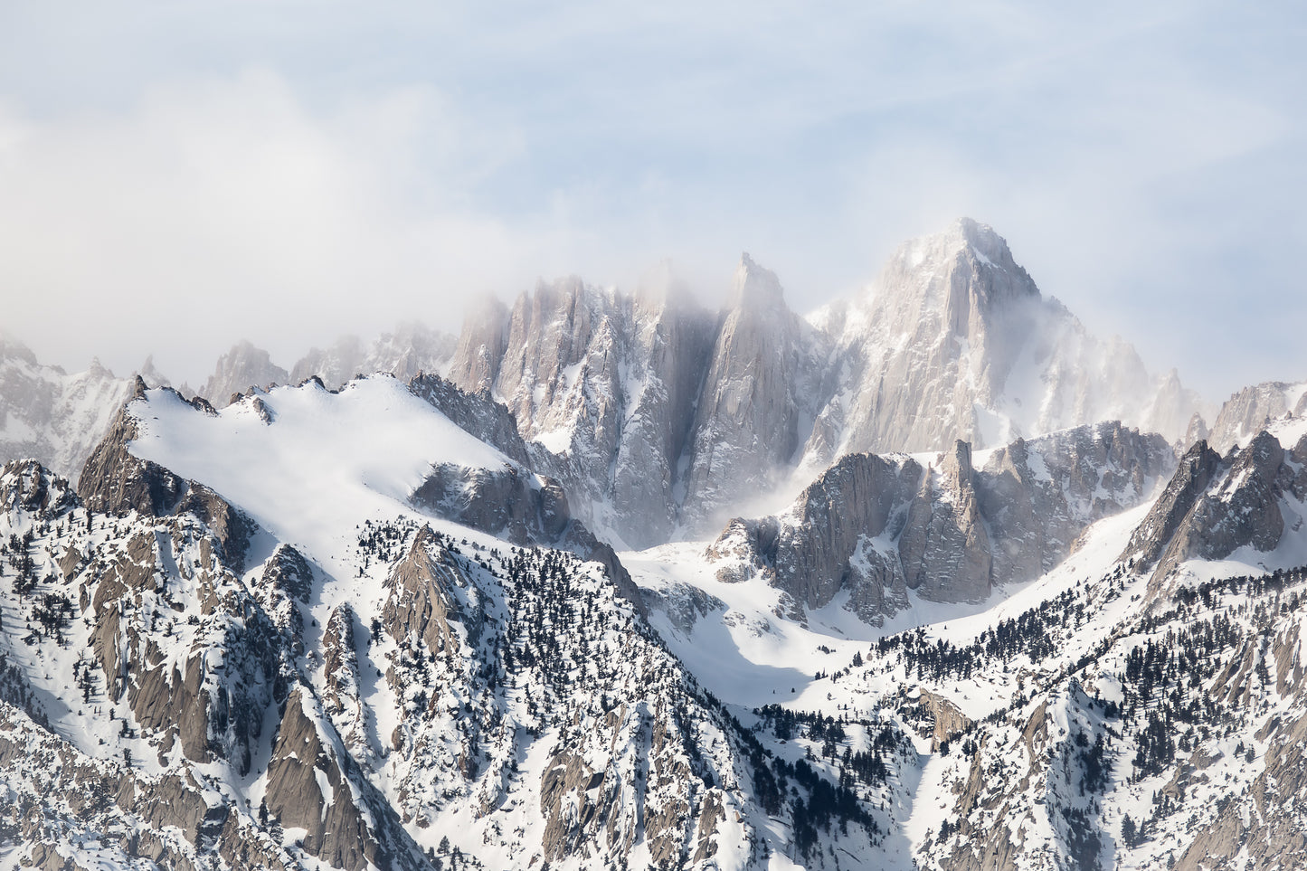 "WINTER WHITNEY" Landscape Photography Print, Metal or Fine Art Paper