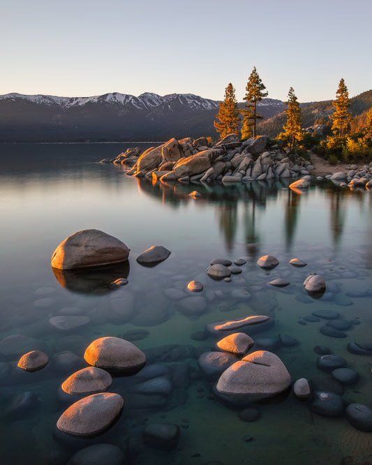 "TAHOE GLOW" Landscape Photography Print, Metal or Fine Art Paper