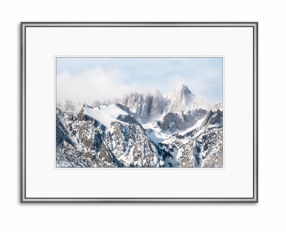 CUSTOM FRAMED "WINTER WHITNEY" (12x16)