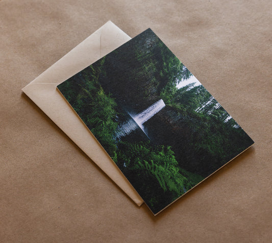 "PNW DUO" Nature Notecards, Set of 2 Blank Landscape Photography Postcards