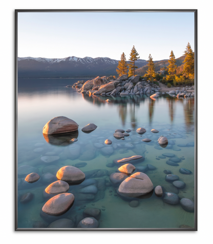 CUSTOM FRAMED "TAHOE GLOW" (16x20)