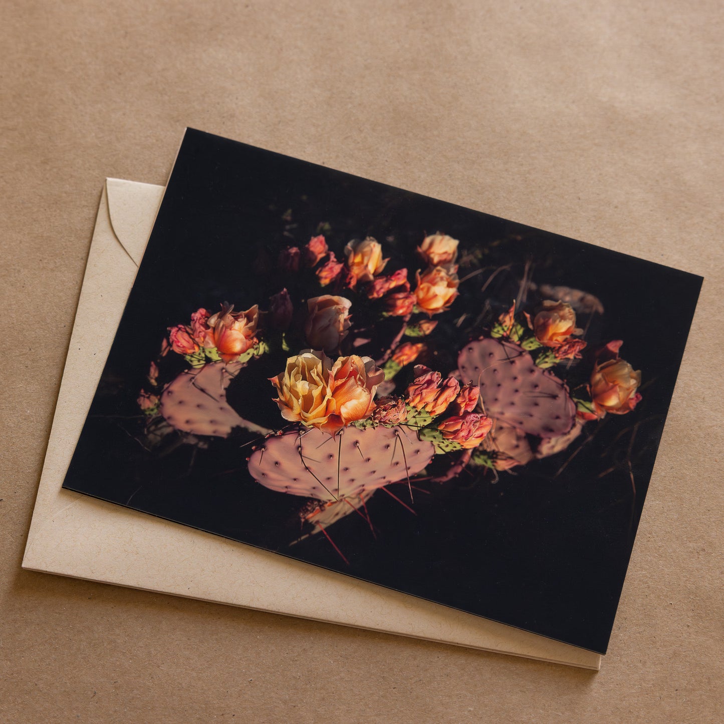 "DESERT FLORA" Nature Notecards, Set of 2 Blank Desert Photography Postcards