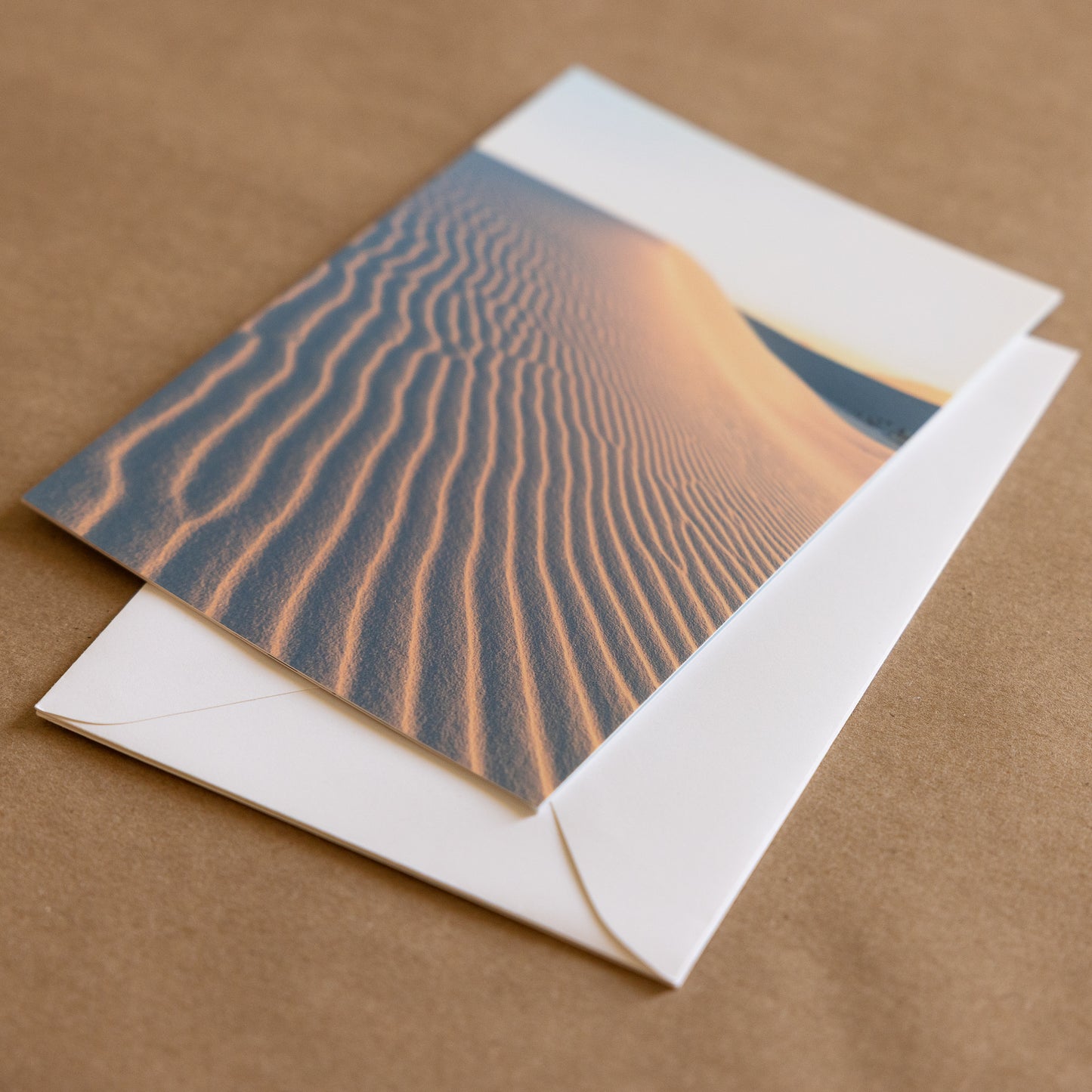 "WHITE SANDS" Nature Notecards, Set of 2 Blank Desert Photography Postcards